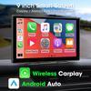 9 Inch Wireless Carplay Android Auto MP5 Portable Smart Screen Car Radio Multimedia Video Player Rear View Camera Bluetooth 5.0