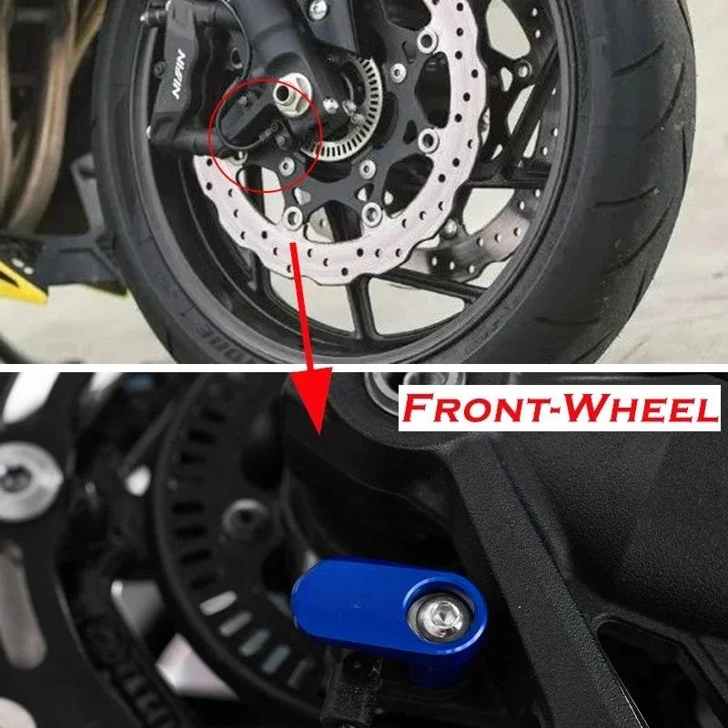 For HONDA Hornet NT1100 CBR CB Shadow PCX VFR XADV ADV Forza Motorcycle CNC Front Rear wheel ABS Sensor Guard Protection Cover RA4