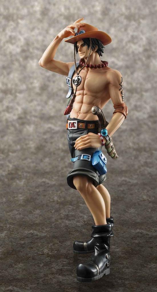 One Piece Portgas Ace 10th LIMITED 230mm Malovaná kompletní figurka Portrét.Of.Pirates NEO-DX D. Ver. (Další prodej Encore) Cca. ABS a PVC