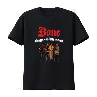 Bone Thugs N Harmony T-Shirt First Of Tha Month Crossroads 90er Hip Hop Rap Vintage Gewaschen Dehnbar Weich Vielseitig
