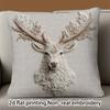 Sofa Pillow Pillowcase Skin-friendly Short Plush Cute Animal Cat Pillow Cover Living Room Cushion Cover Without Core