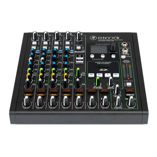 MACKIE Onyx8 Premium Analog Mixer with Multitrack Recording and USB I/O