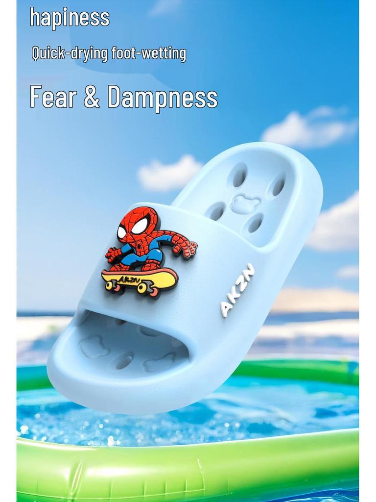Kids' Summer Non-Slip EVA Bathing Sandals 2025: Two-Way Design for Boys and Girls
