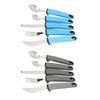 5pcs Adaptive Cutlery Set Anti Shake Adaptive Utensils Set Adaptive Flatware Set with Nonslip Handle