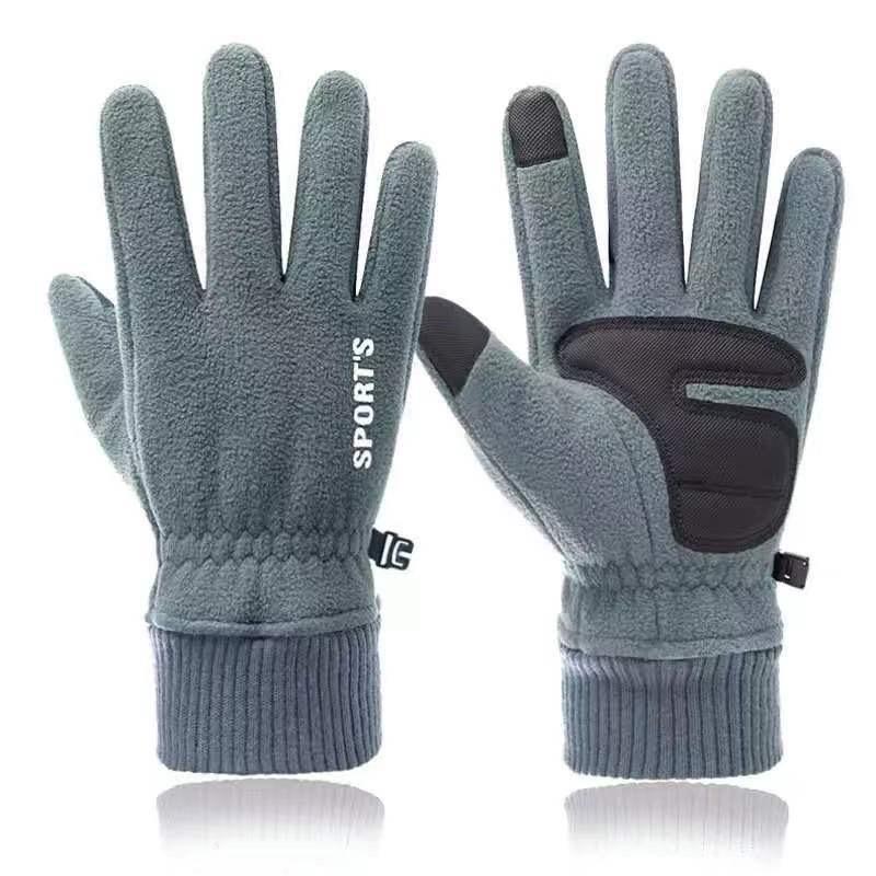 Winter Fleece Fleece Thickened Warm Gloves