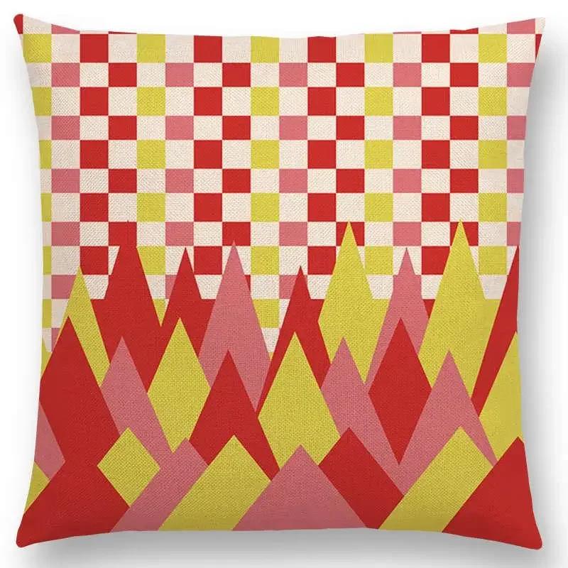 Newest Floral Sofa Pillow Case Geometric Landscape Tropical Joy Mandala Flowers Squares Arrow Cushion Cover