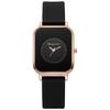 Student Women's Casual Quartz Watch with Square Face and Silicone Strap