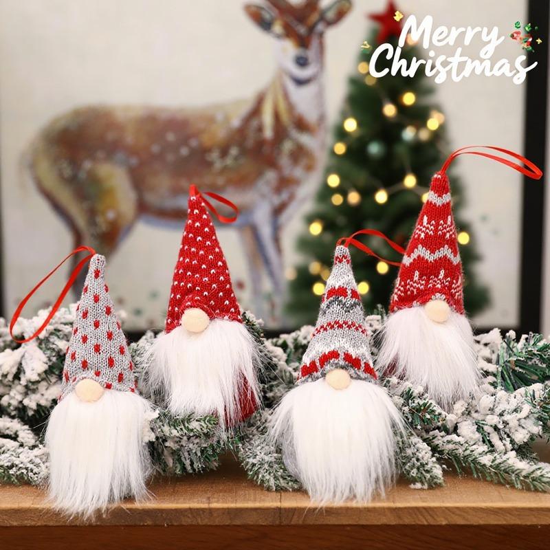 Santa Small Pendant Gnomes Christmas Tree Set Small Pendant Christmas Ornaments