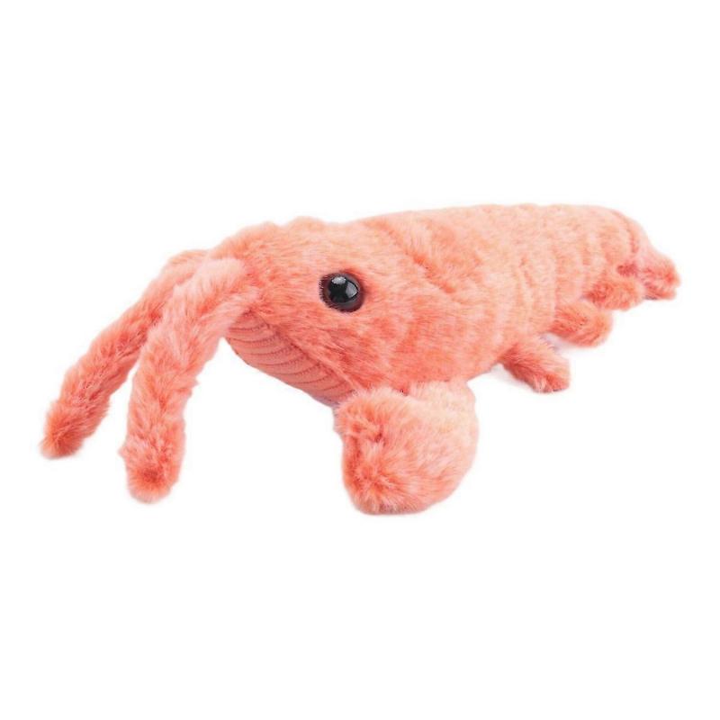 Floppy Lobster Dog Toys Plush Jumping Lobster Interactive Toy, B