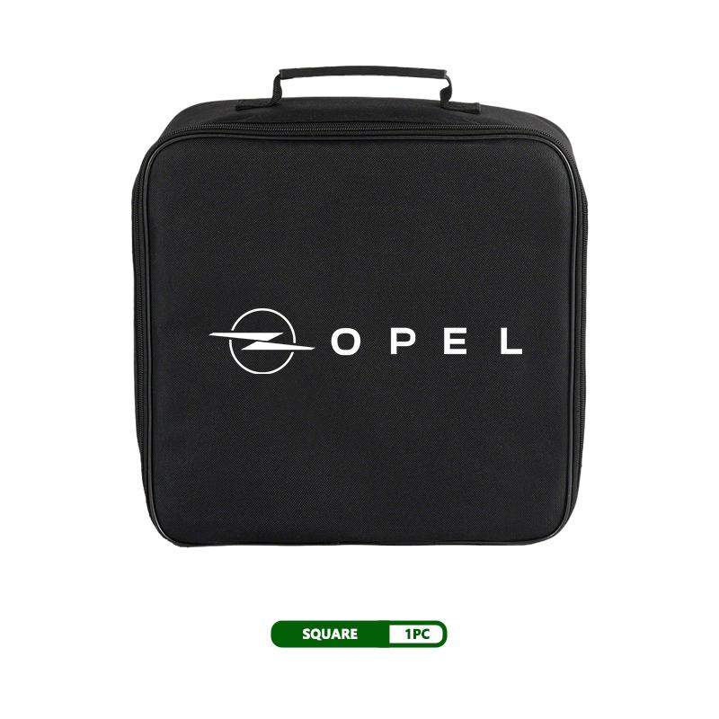For Opel EV Car Charging Cable Storage Bag Waterproof Rechargeable Gun Organizer ADAM ASTRA J K CORSA E INSIGNIA MOKKA VIVA