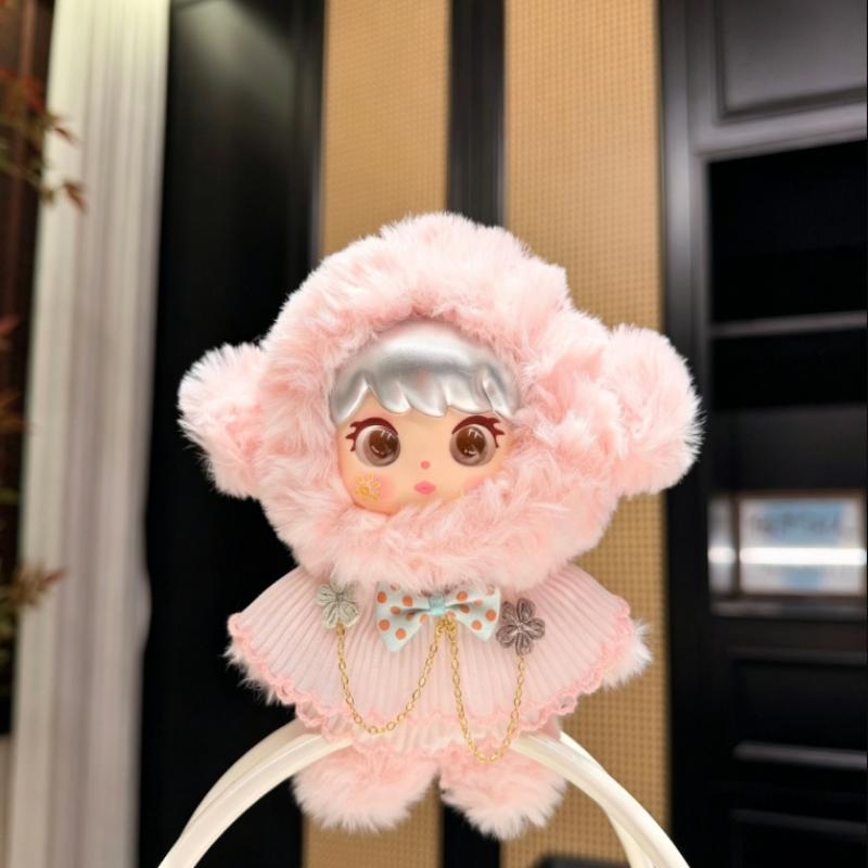 Cartoon Cute Vinyl Face Plush Doll Pendant Keychain Backpack Hangings Decoration Gifts