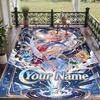 Custom Text Sailor Moon Pattern Floor Rug Soft Indoor Carpet Mat Living Room Bedroom