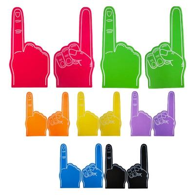 Finger Foams Sports Cheerleading Party Hand Props 1 Noise Makers Props Giant Hands Sports Favors Cheering Palm Party Props