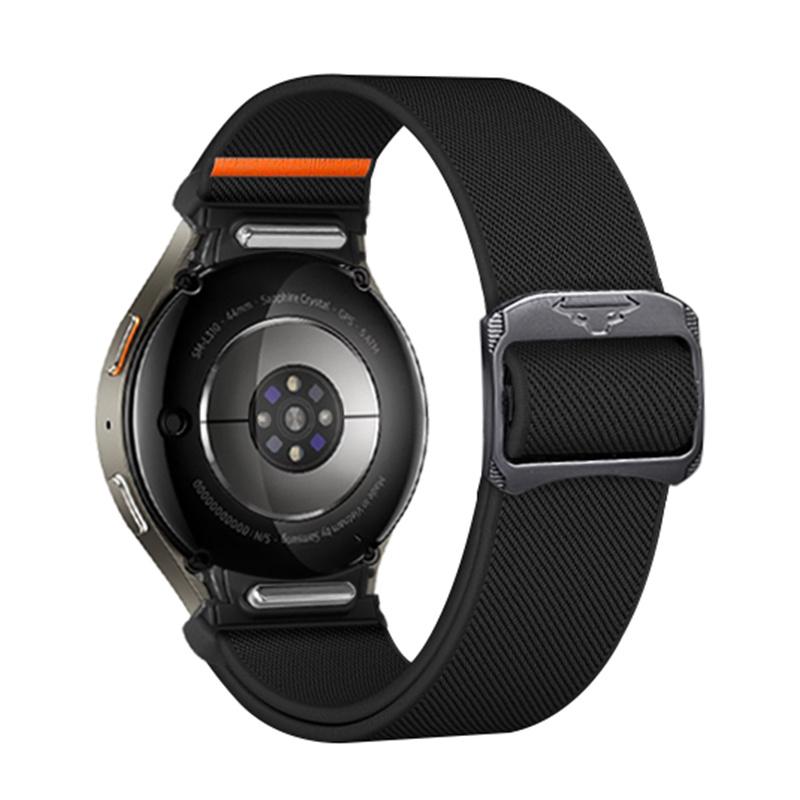 Band For Samsung Galaxy Watch 7 FE 5 Pro 4 6 Classic 44mm 40mm No Gaps Nylon Braided Sport Bracelet Correa Galaxy Watch 7 Strap