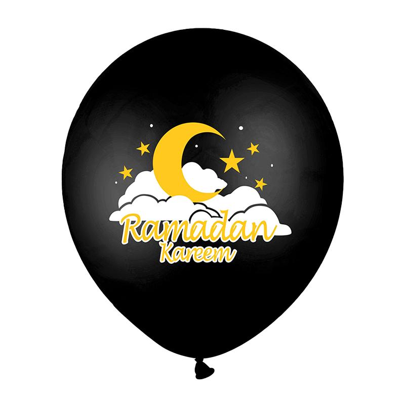 10Pcs Eid Mubarak Latex Balloon Ramadan Kareem Decoration Air Globos Ramadan Mubarak Muslim Islamic Festival Party Supplies 2025
