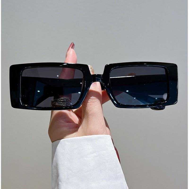 fashion Rectangle Frame Sunglasses for women men Vintage Narrow Square Frame Sun Glasses Outdoor UV400 Eyeglasses Goggles