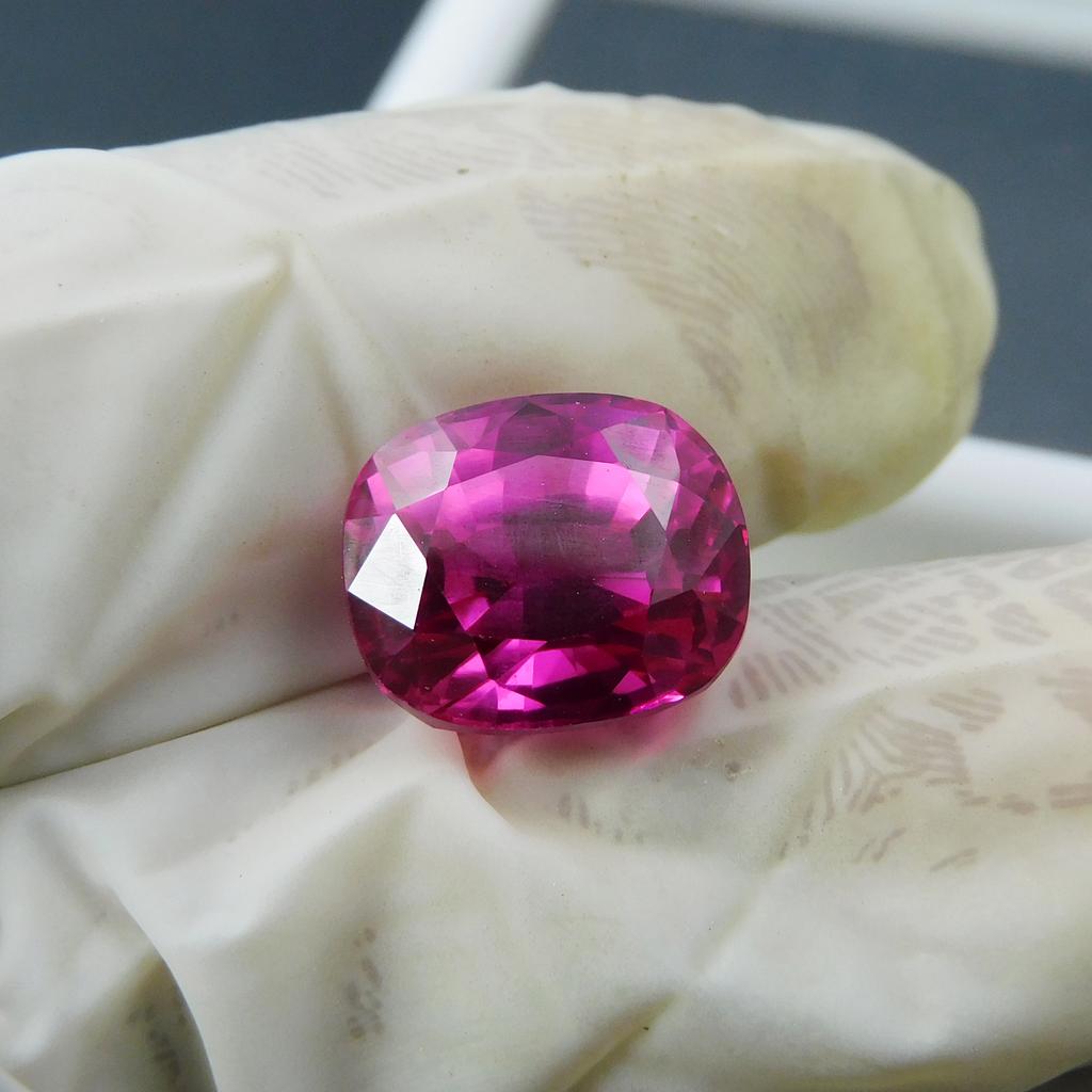 Natural Pink Sapphire Loose Gemstone Cushion Cut 10.95 Ct Engagement September Birthday Birthstone