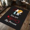 1Pc Grey's Anatomy Print Rug - Home Decoration Carpet For Living Room Bedroom Flooring Computer Chair Area Rug