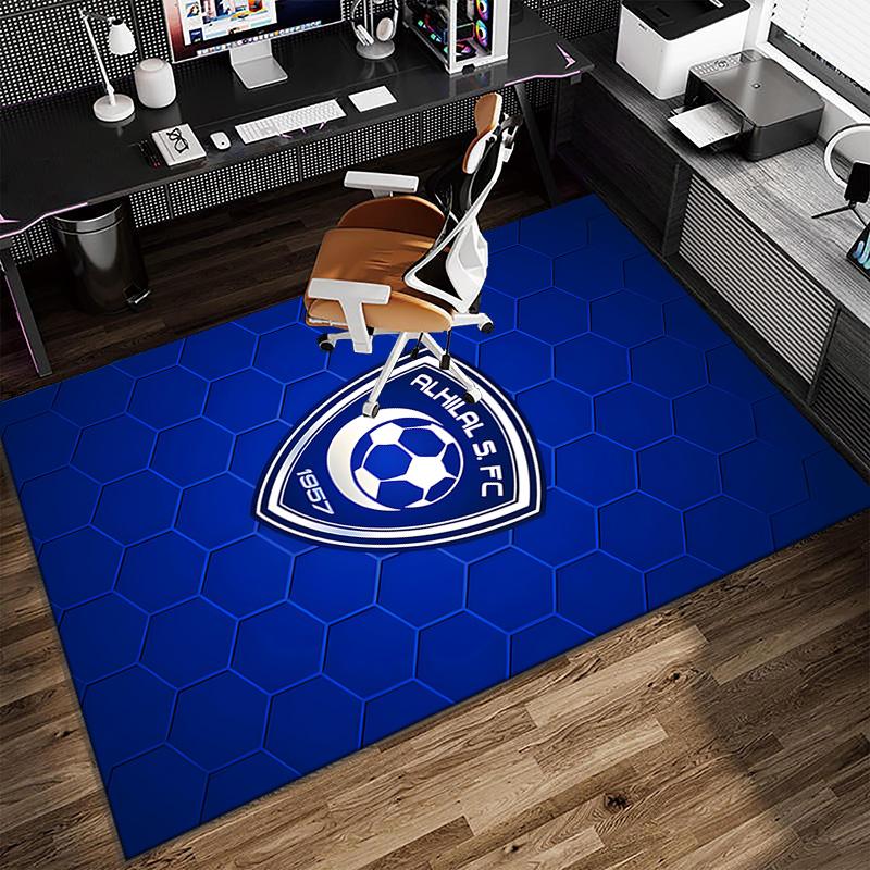 Al Hilal Crest Carpet, Kitchen Rugs, Yoga Mat, Non-Slip Mats, Rug for Bathroom, Living Room bedroom, Camping Rugs Christmas Gift