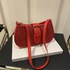 Underarm bag women's new trendy niche design casual simple foreign style retro shoulder crossbody small square bag