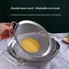 Stainless Steel Strainer Basket Fine Mesh Multi-Size Juice Rice Flour Sieve Large With Double Handles Food Filter Drainer