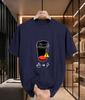 2026 New Arrival Pure Cotton Tshirt Funny Coffee To Lightning Warning Graphic Print Crew Neck Unisex Casual Short Sleeve