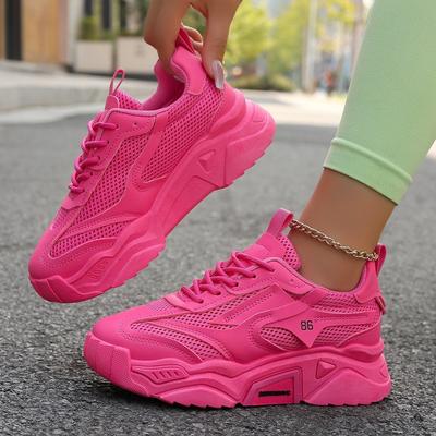 Sneakers Women Breathable Running Shoes Comfortable Casual Shoes Tenis Women Platform Sports Shoes I19