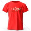 Cultural Motif Printed 100% Cotton T-Shirt, Soft & Comfortable Round Neck Short Sleeve Tee for Men & Women