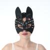 Sexy Toys Sex Mask Half Mask Party Cosplay Punk Slave Props PU Leather SM Mask BDSM Bondage Adult Play Masks Sex Toys For