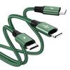 PISEN 3-in-1 Braided Aluminum Alloy Data Cable for Apple/Android/Type-C Devices