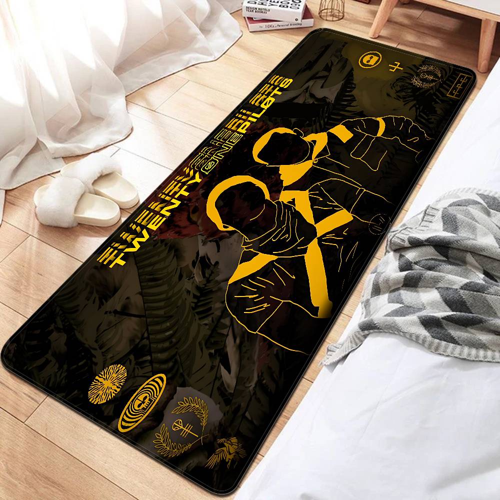 Twenty One Pilot Door Mat Cheaper Anti-slip Modern Living Room Balcony Printed Bedside Mats