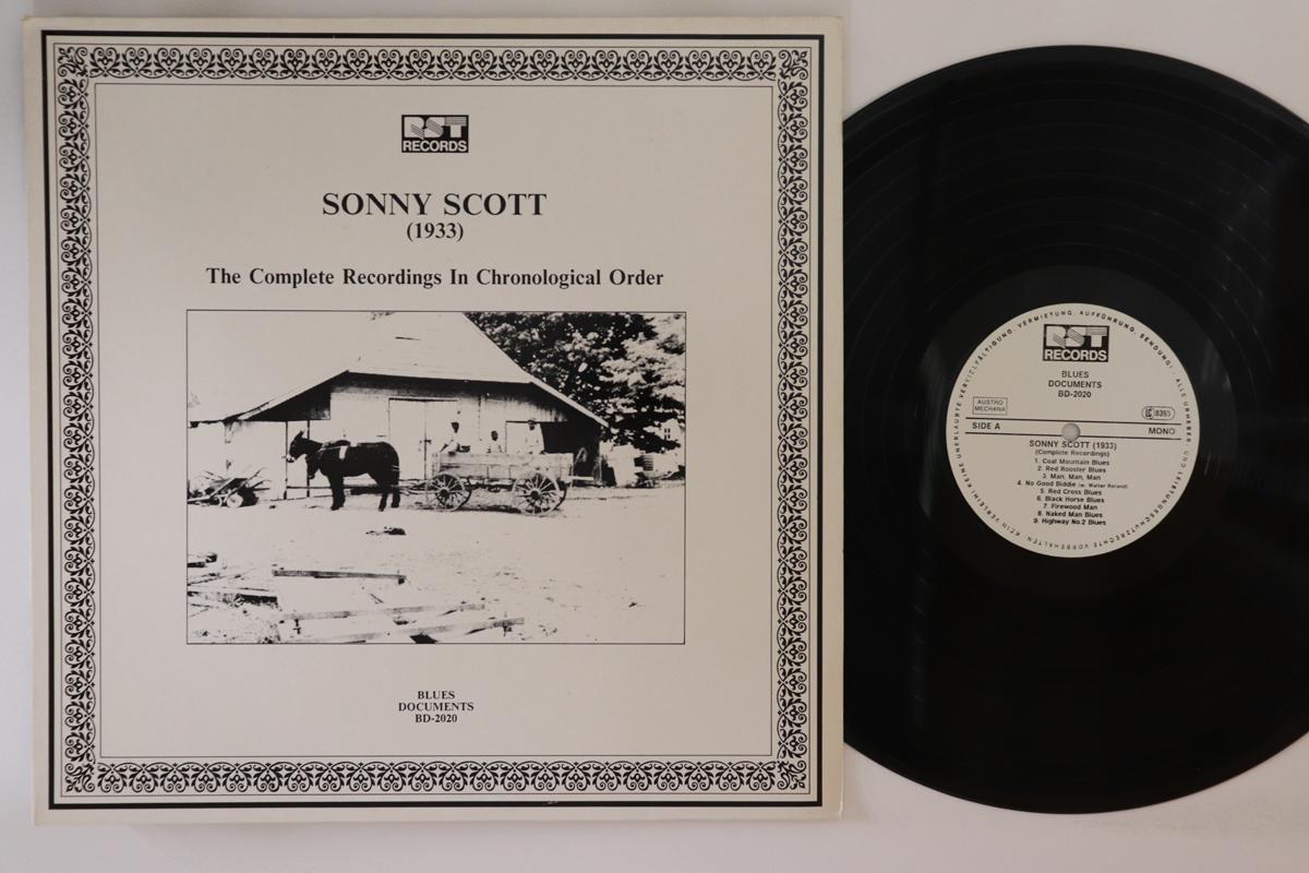 

LP Record SONNY SCOTT - (1933) Complete Recordings In Chron BD2020 RST 1988 Austria Blues Used
