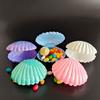 Sea Shell Candy Box Mermaid Shell Treat Container Plastic Chocolate Box Jewelry Holder for Wedding Birthday Shower Decoration