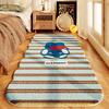 Imitation Cashmere Bedside Blanket Thickened Non-slip Leave-in Household Carpet High-end Living Room Bedroom Plush Floor Mat