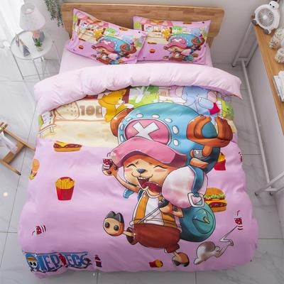 Bettwäsche-Sets Cartoon Chopper Quilt Bettdecke Bettbezug Kissenbezug 2-3-teilige Sets Erwachsenen Kindergröße
