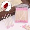 Professional Double-ended Nail Art Stick, Eyebrow Shape Nail Art Stick, Detail Correction Tool, Nail Polish Remover, and Accessories.