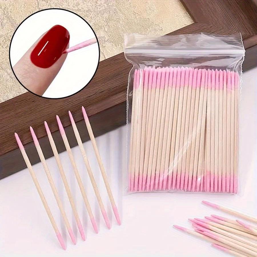 Professional Double-ended Nail Art Stick, Eyebrow Shape Nail Art Stick, Detail Correction Tool, Nail Polish Remover, and Accessories.