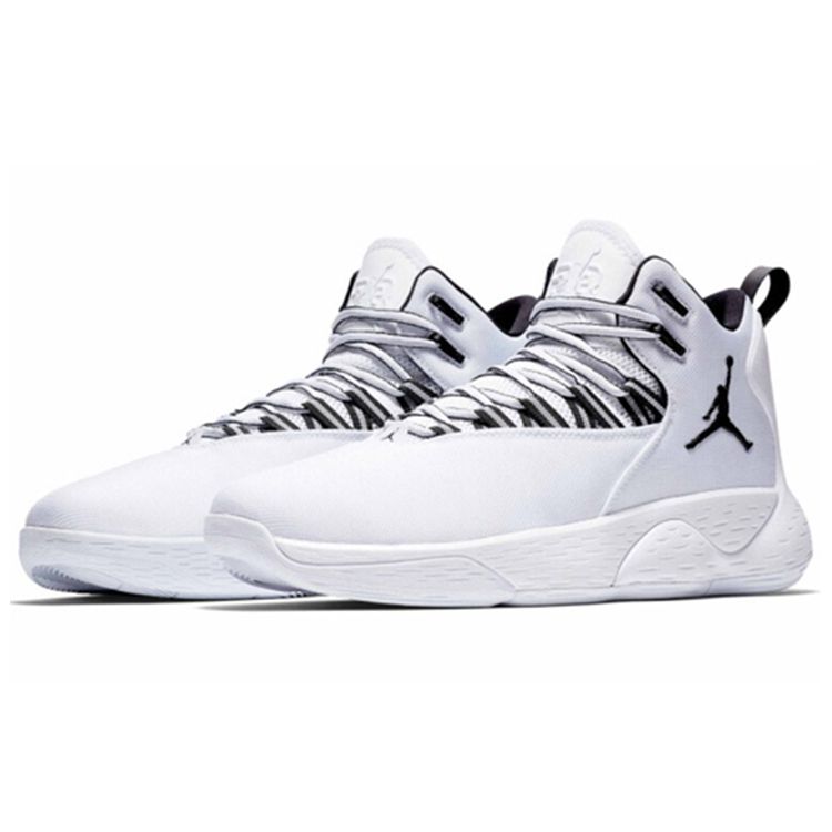 Air Jordan Super.Fly MVP PF Men Sneakers White Black AR0038-100