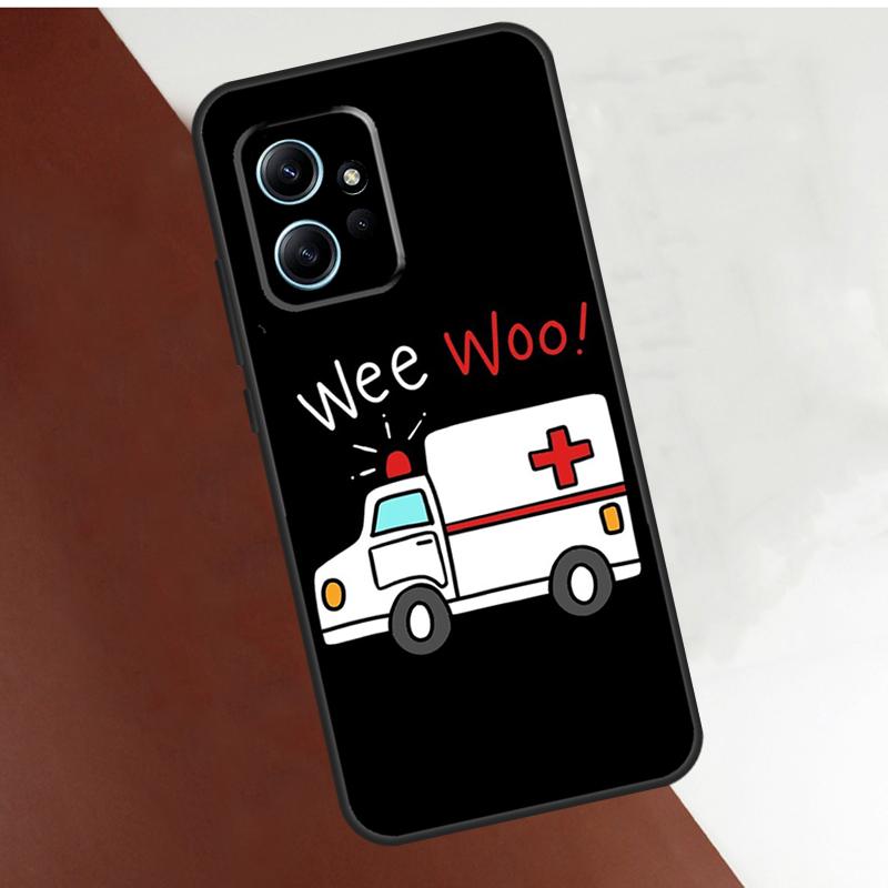 

EMT EMS Ambulance Case For Xiaomi Redmi Note 14 13 9 10 11 12 15 Pro Plus Cover For Redmi 15 C 13C 12C 10C 14C Redmi 10
