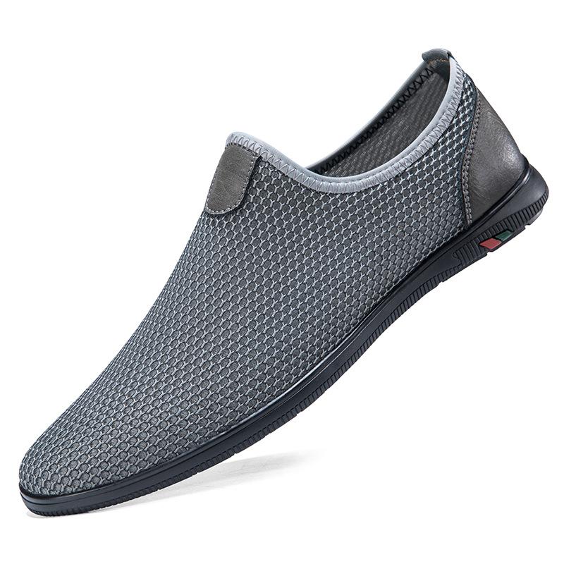 Men's Summer Sports Style Casual Mesh Shoes - Breathable, Trendy, Soft Sole