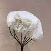 Street Style Pearls Bow Soft Hat Y2K Octagonal Brimless Hat Simple Women Artist Hat  Work
