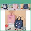 Niedliche Cartoon Bär Lunchtasche Isoliert Lunch Tragetasche Canvas Bento Box Tasche Für Studenten