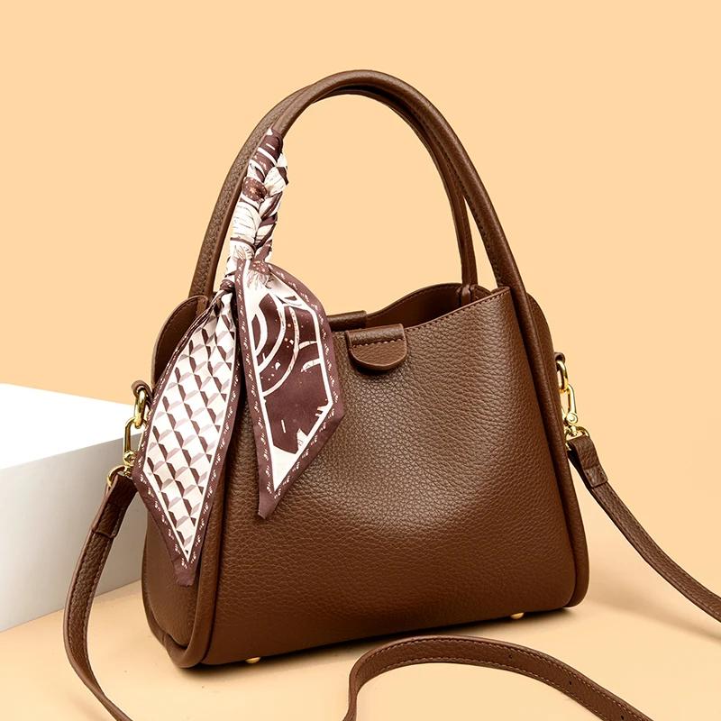 

популярная сумка для женщин новая нишевая сумка-ведро через плечо универсальная сумка через плечо