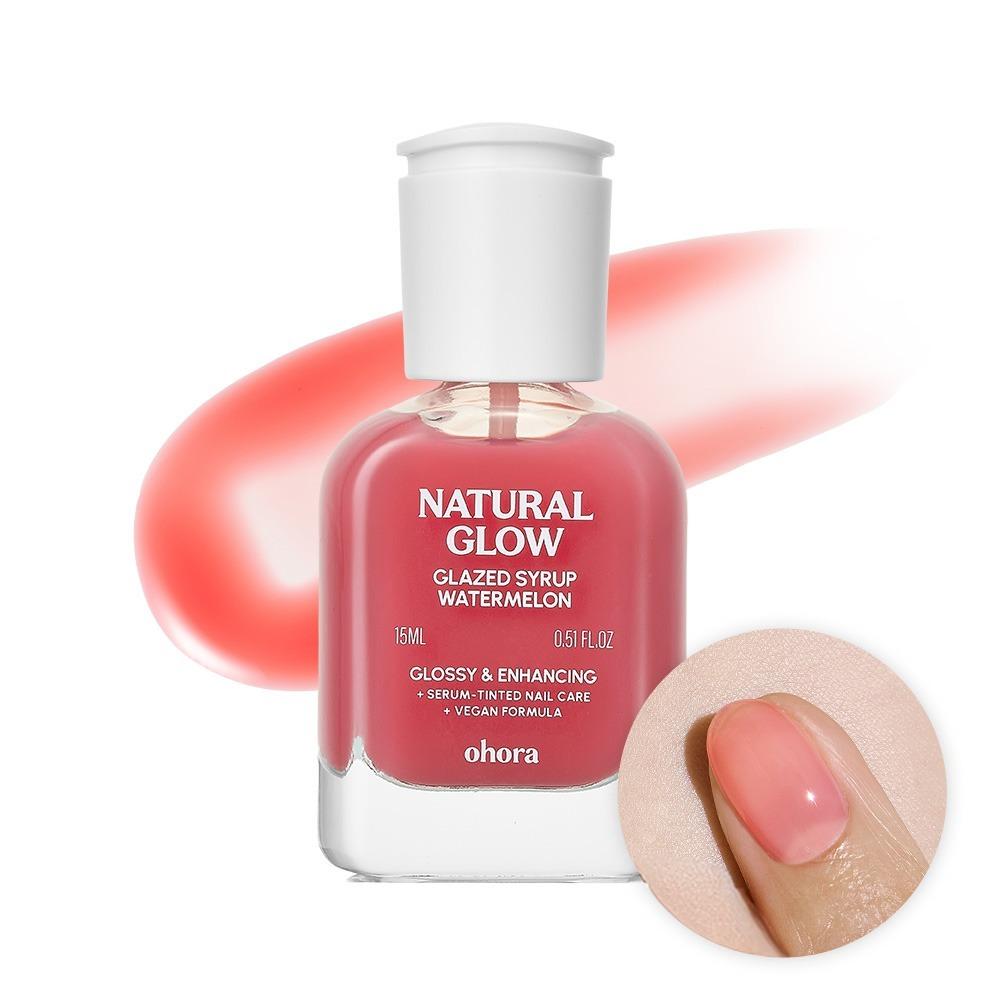 OHORA Glazed Syrup Nail Strengthener (15ml) - 8 Sheer Colors Care