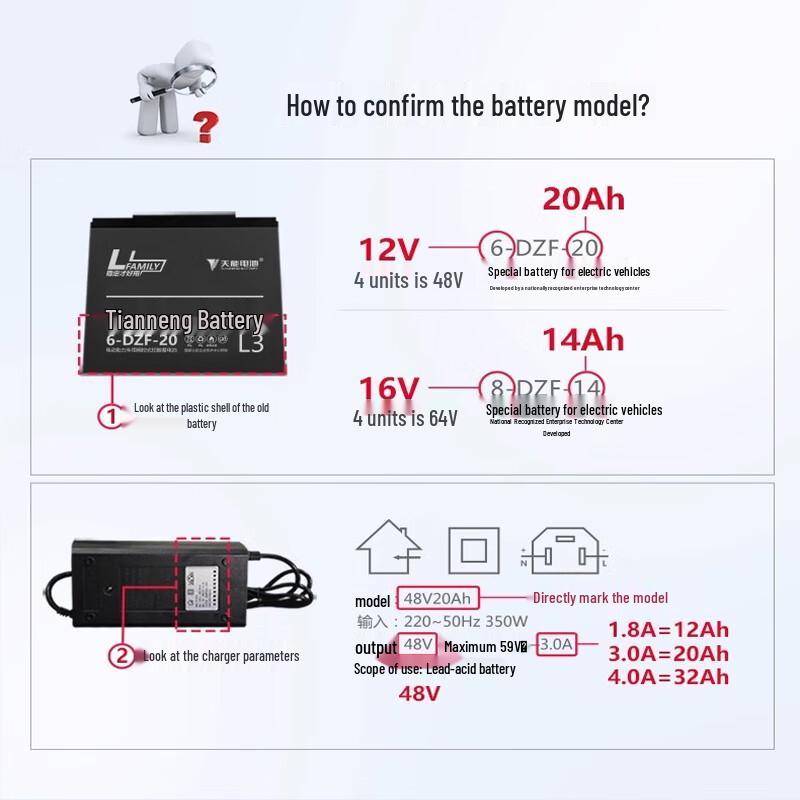 Tianneng 6-DZF-20 Graphene Battery