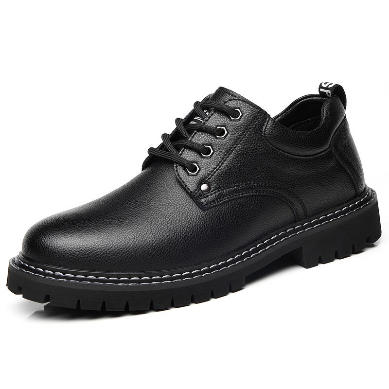 low top leather boots