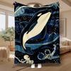Ozean Wal Kunst, für Meeresliebhaber, Decke, Sternenmeer Design, Heimdeko Geschenk, Weich Gemütlich Vielseitig