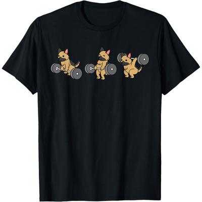 Weightlifting German Shepherd Dog T-Shirt