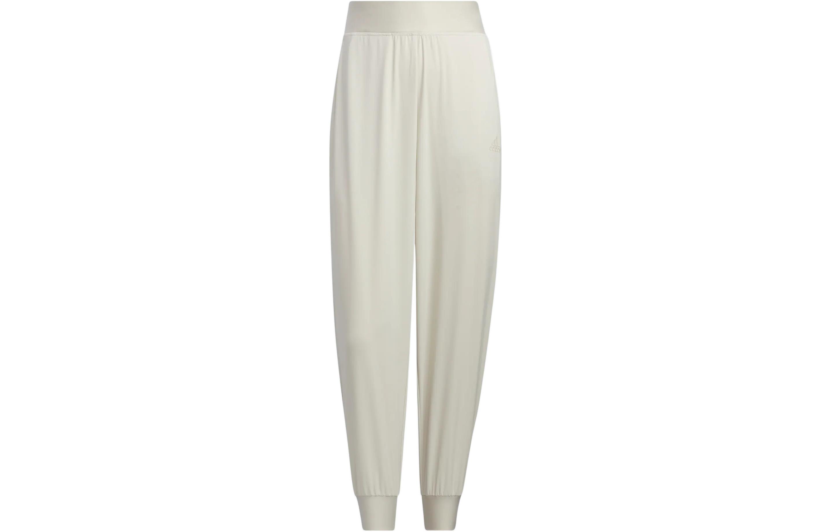 

Adidas Knitted Sweatpants Women s White Moderate Cuffed Pants HR8400 XL