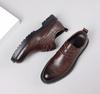FashionSpring Autumn British Style Business Dress Men's Shoes Fashion Casual New Designer Leather Casual Platform Wedding Shoes for Men